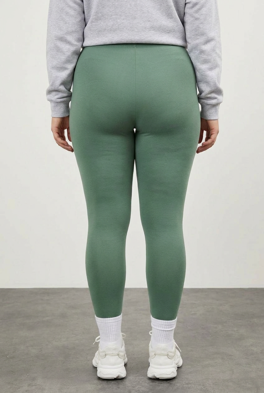 Plus Size Body-Hugging Lycra Stretch Leggings
