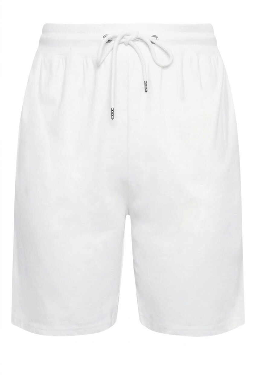 Plus Size Pocketed Drawstring Waist Loose Fit Jogger Shorts