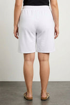 Plus Size Pocketed Drawstring Waist Loose Fit Jogger Shorts