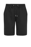 Plus Size Pocketed Drawstring Waist Loose Fit Jogger Shorts