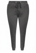 Plus Size Tapered Leg Jogger Sweatpants with Elastic Waist and Cuffs