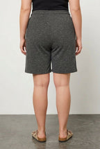 Plus Size Pocketed Drawstring Waist Relaxed Fit Shorts