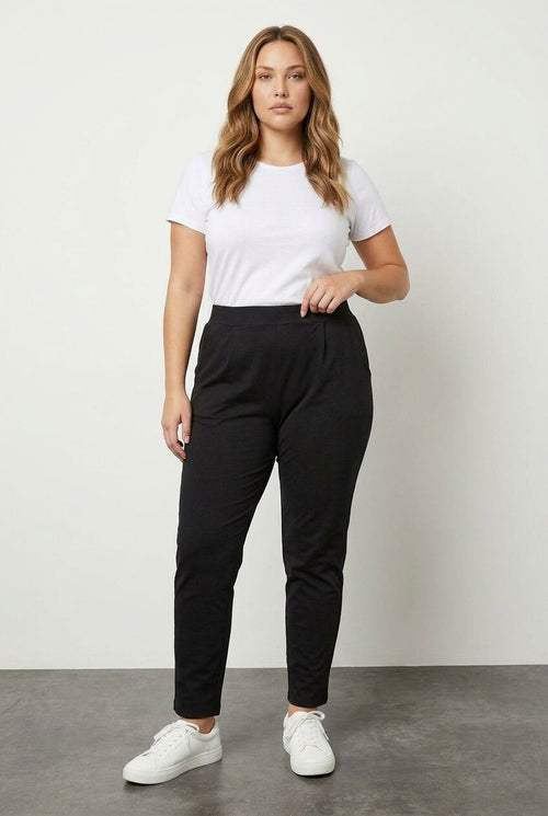 Double Layered Jersey Stretch Jogger Pants