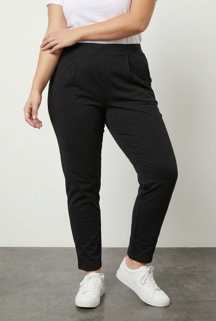 Double Layered Jersey Stretch Jogger Pants