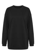 Plus Size Crew Neck Long Sleeve Basic Sweatshirt