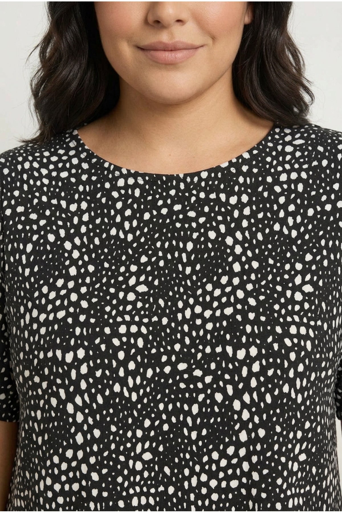 Dot Print Blouse