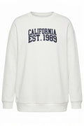 Plus Size Crew Neck Printed Long Sleeve Sweatshirt