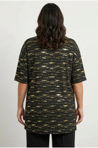 Textured Foil Blouse