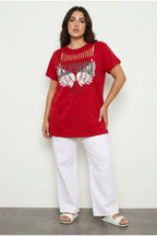 Crew Neck Printed T-shirt