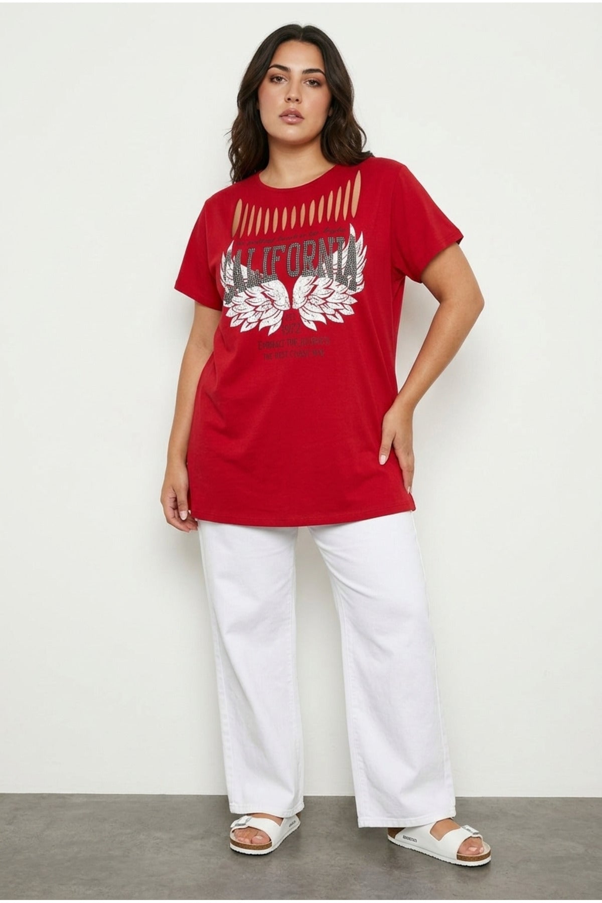 Crew Neck Printed T-shirt