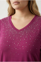 Flowy Blouse with Stud Details