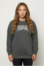 Plus Size Crew Neck Long Sleeve Front Printed Sweatshirt