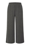 Plus Size Elastic Waist Wide Leg Pocketed Trousers