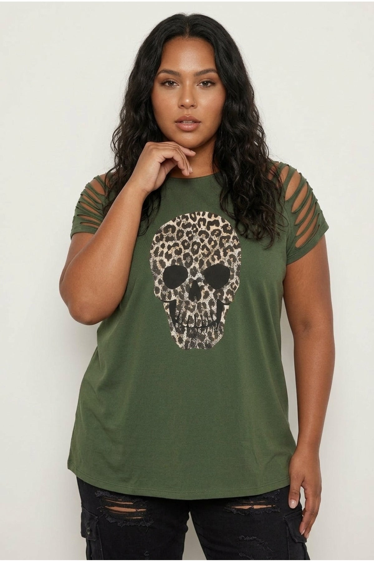 Skull Print T-shirt