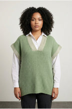 Plus Size V-Neck Short Sleeve Knit Sweater