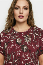 Plus Size Short Sleeve Crew Neck Printed T-shirt