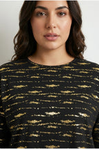 Textured Foil Blouse