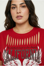 Crew Neck Printed T-shirt