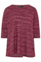 Plus Size Crew Neck Half Sleeve Button Detailed Sweatshirt