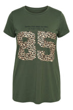 Plus Size Crew Neck Short Sleeve Printed T-shirt