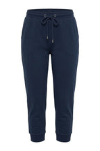 Plus Size Elasticated Waist and Cuffs Tapered Leg Jogger Pants