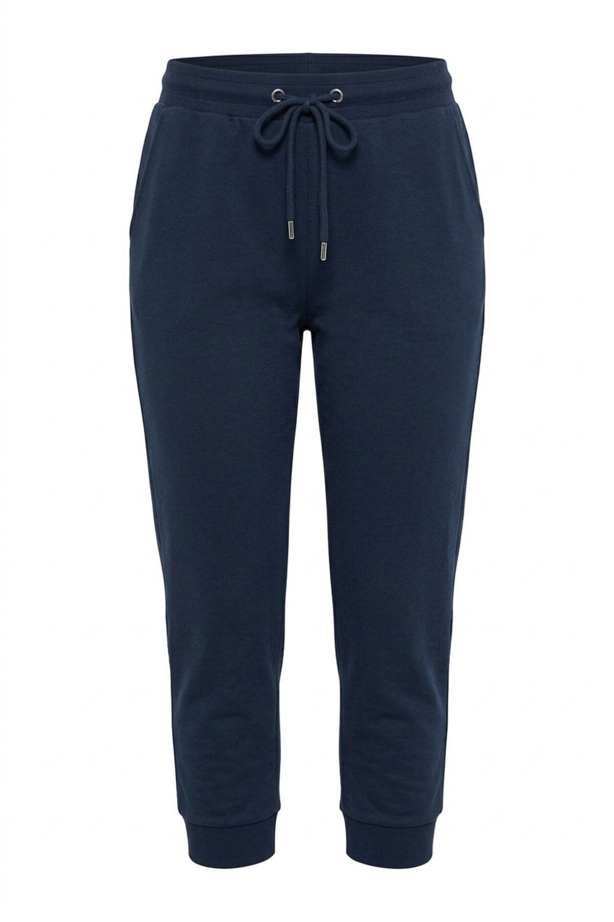 Plus Size Elasticated Waist and Cuffs Tapered Leg Jogger Pants