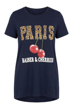 Plus Size Short Sleeve Crew Neck Printed T-shirt
