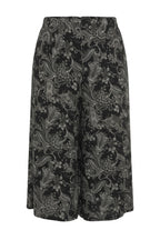 Plus Size Elastic Waist Floral Print Pocketed Stretchy Fabric Trousers