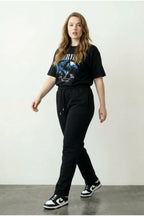 Plus Size Drawstring Elastic Waist Stretchy Pocketed Sweatpants