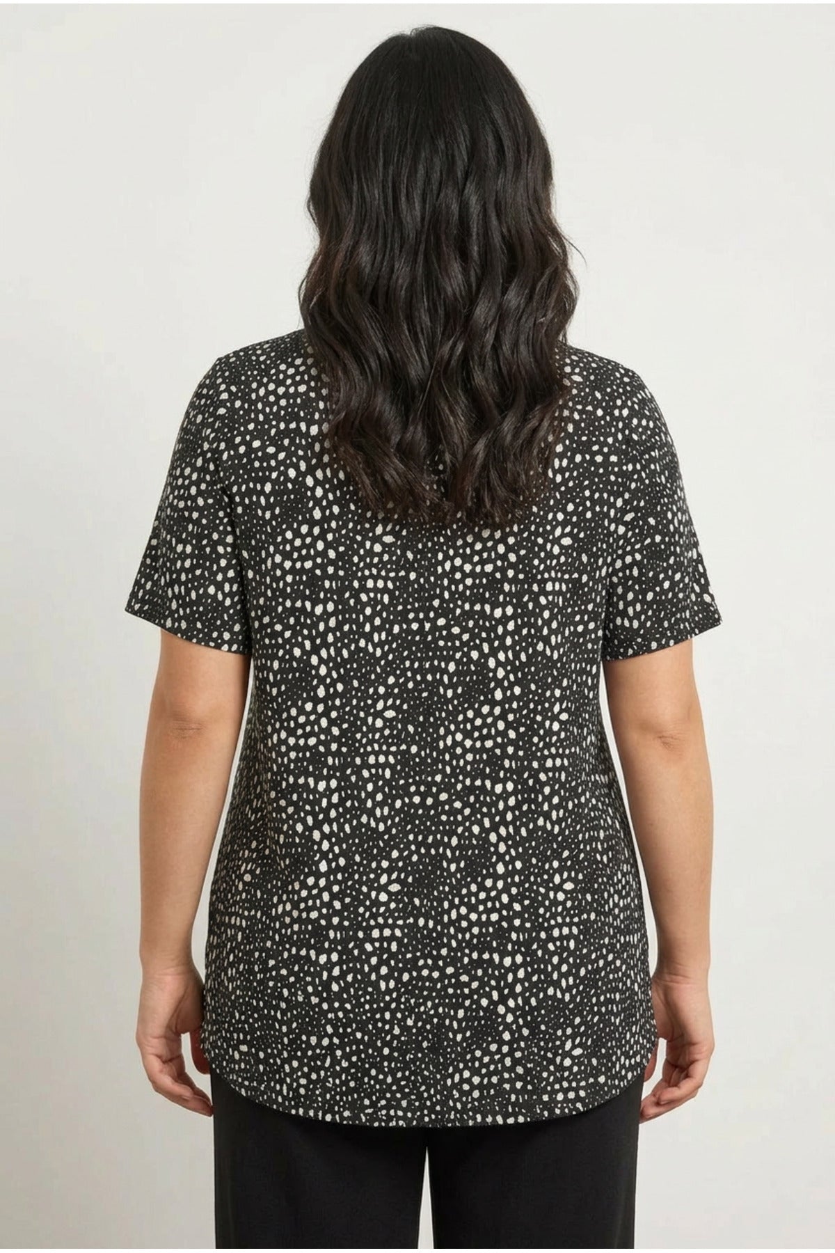 Dot Print Blouse