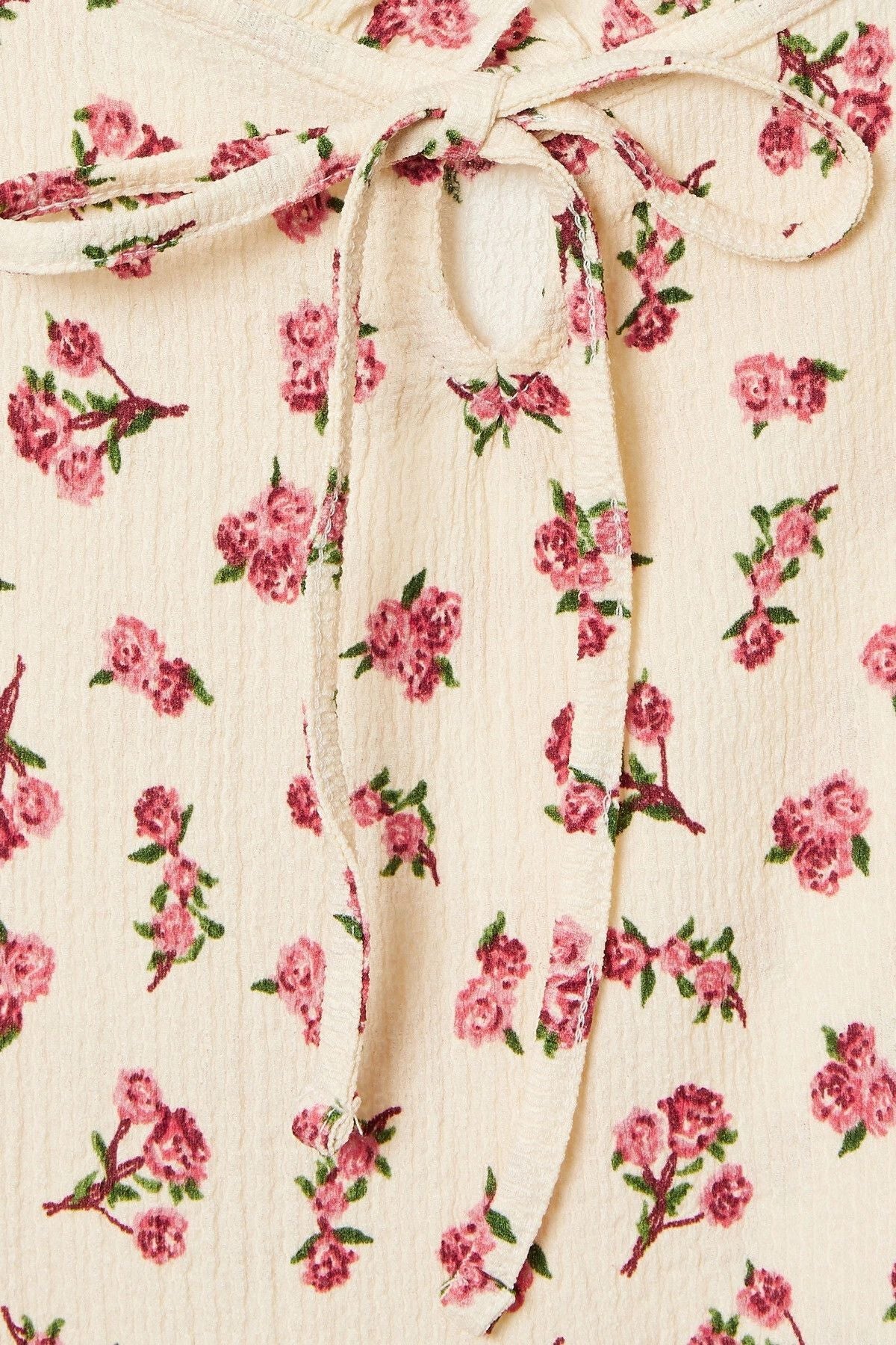 Plus Size Floral Print Crinkle Fabric Square Neck Sleeveless Blouse
