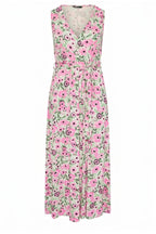 Floral Wrap Maxi Dress