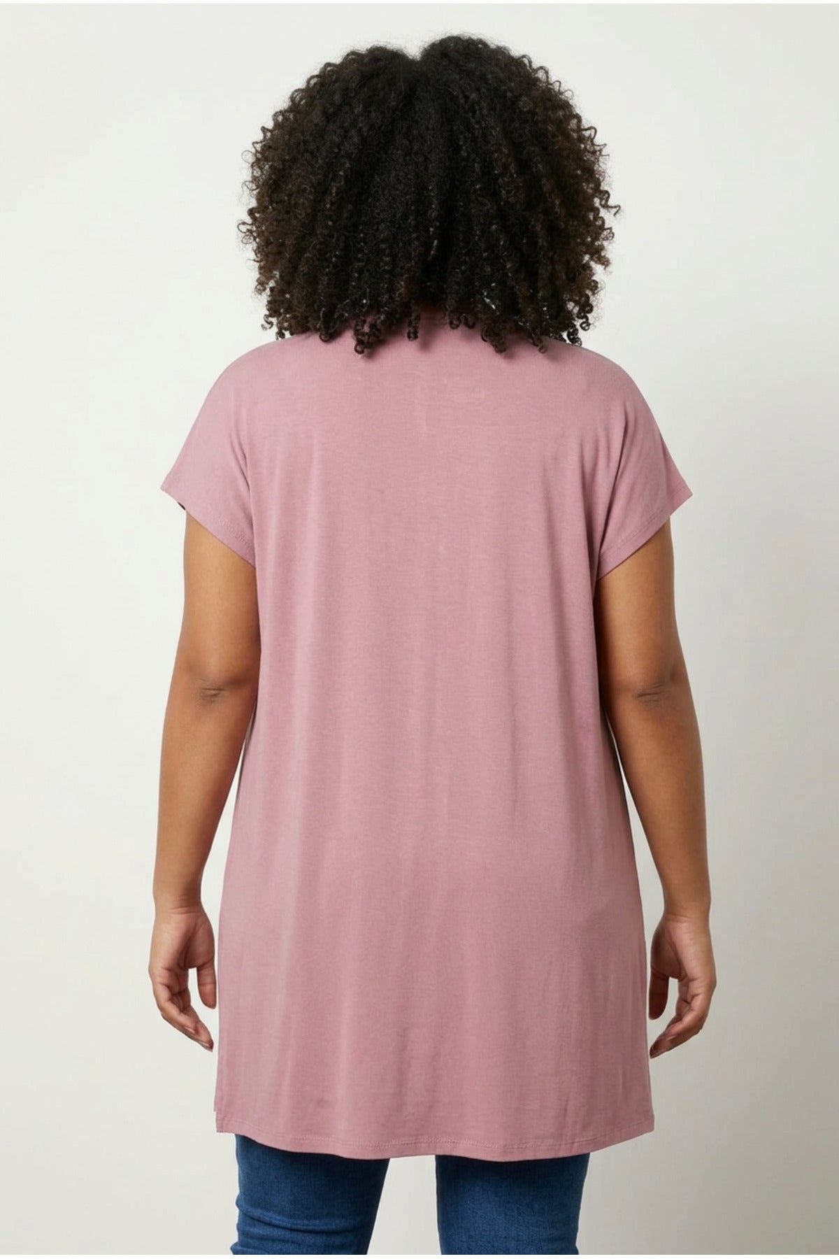 Plus Size Short Sleeve Open Front Lightweight Cardigan