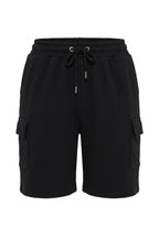 Plus Size Pocketed Drawstring Waist Loose Fit Cargo Jogger Shorts