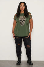 Skull Print T-shirt
