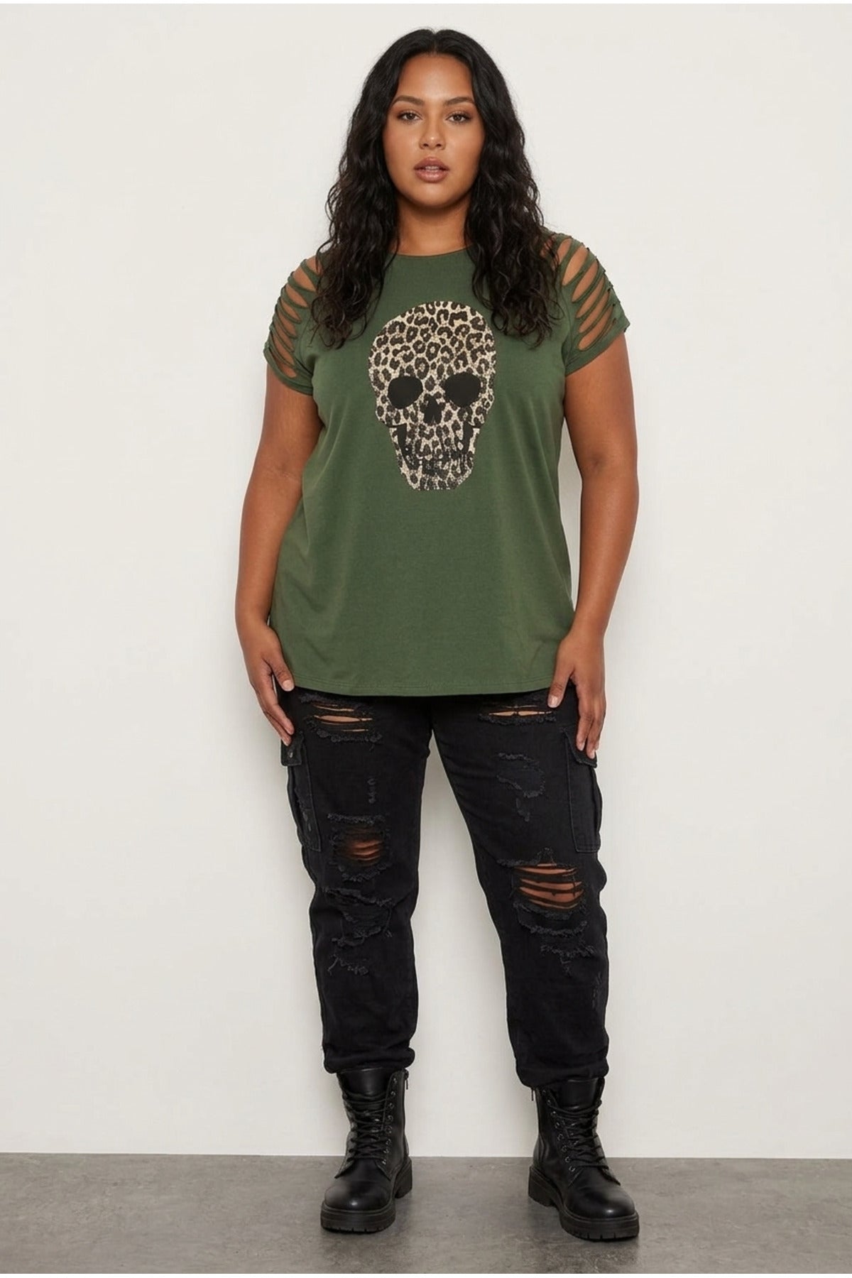 Skull Print T-shirt