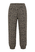 Plus Size Stretchy Fabric Jogger Pants with Elastic Waist, Cuffs, and Pockets