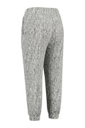 Plus Size Loose Trousers with Elasticated Waist and Cuffs, and Pockets