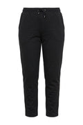 Plus Size Elastic Waist and Gathered Pocket Straight Leg Sweatpants