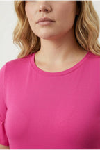 Plus Size Sleeve Detailed Elastic Waist Pleated Tunic T-shirt