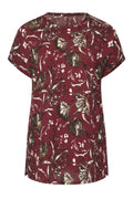 Plus Size Short Sleeve Crew Neck Printed T-shirt