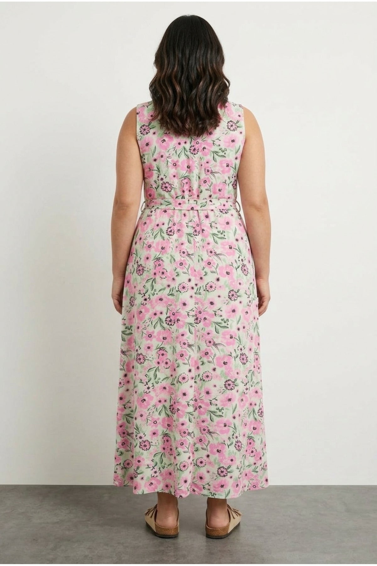 Floral Wrap Maxi Dress