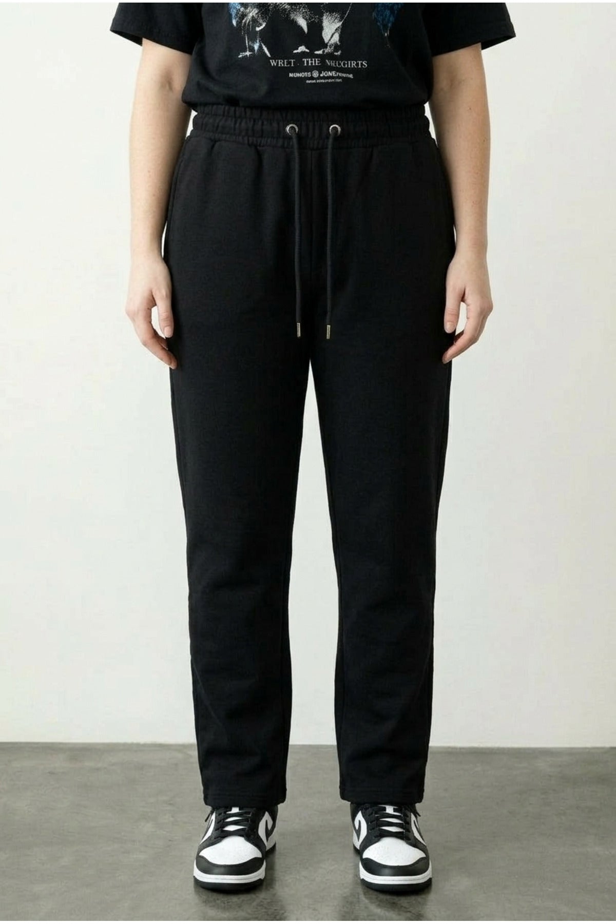 Plus Size Drawstring Elastic Waist Stretchy Pocketed Sweatpants