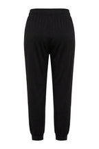 Plus Size Lightweight Trousers with Elasticated Hem and Waist, and Pockets